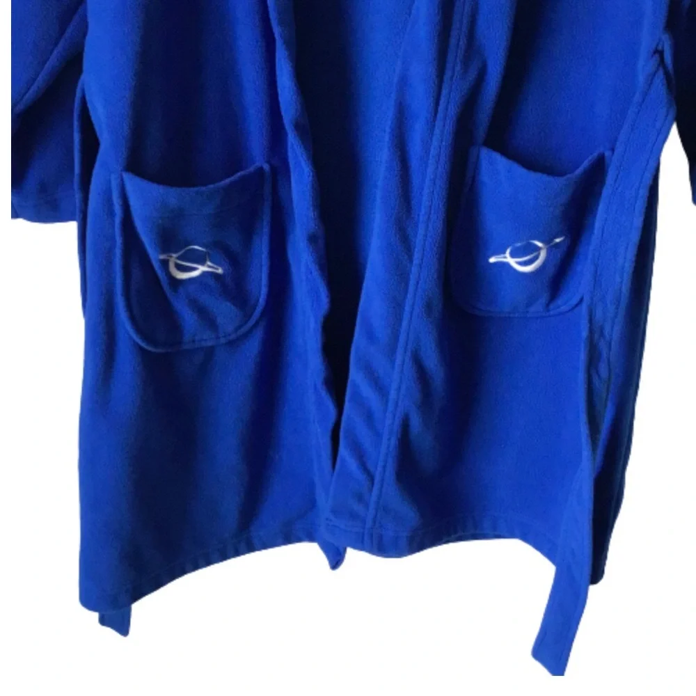 Disney Pixar Blue Fleece Buzz Lightyear Toy Story Belted Pocket Robe Large